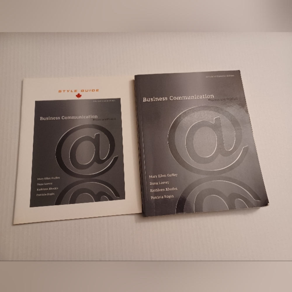 4/$40 Business Communication Book & Style Guide by Mary Guffey (& Others)